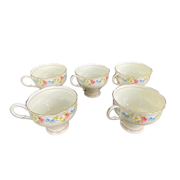 Paragon By Appointment Majesty The Queen Tea Cup Bone China Floral England S/5 - Picture 5 of 10